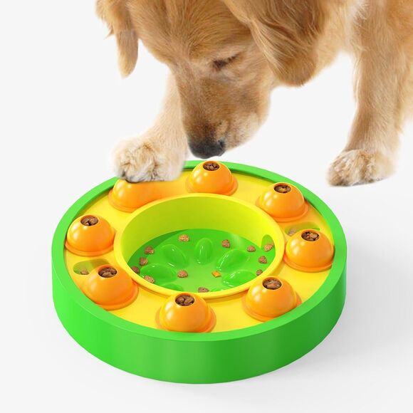 Dog Puzzle Toy,Feeder Slow Feeder Dog Bowl,Slows Down Pets Eating, Fun Puzzle... - Picture 2 of 5